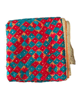 Half Pure Hand Made Dupatta Half Pure Hand Made Dupatta