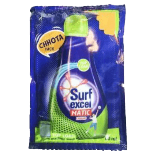 Surf Excel Detergent Liquid Matic Top Load 60ml