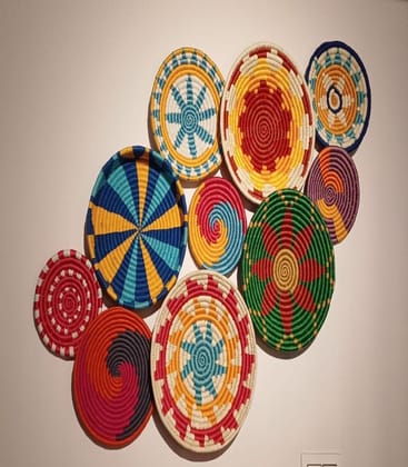 Earth Essence Sabai Grass Wall Plate Combo Set Earth Essence Sabai Grass Wall Plate Combo Set