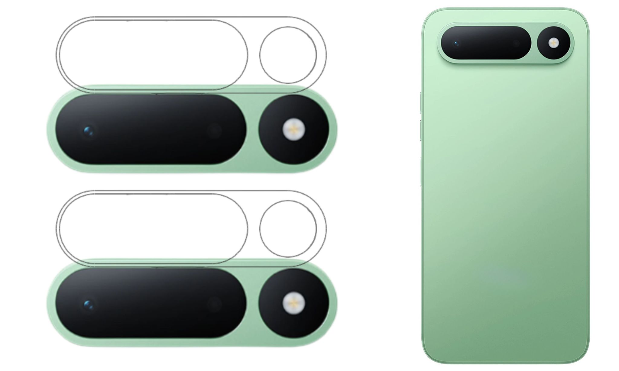 ISAAK Back Camera Lens Protector compatible for Tecno Spark 50 5G (Pack of 2)