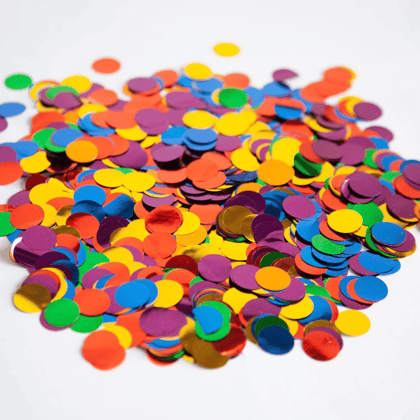 Multicolour Polka Dot Round Confettis for Table Decoration Multicolour Polka Dot Round Confettis for Table Decoration