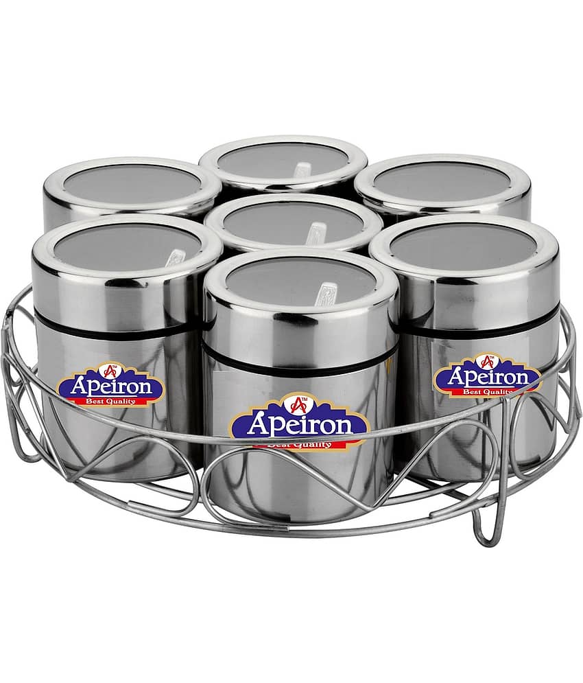 APEIRON MULTI PURPOSE DABBA Steel Food Container Set of 7 1400 mL