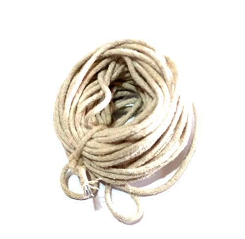 Nawani 40 Meter 6mm Natural Beige Cotton Twisted Cord Braided Rope