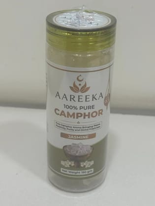 AAREEKA 100% Pure Jasmine Camphor - 150gm Jar