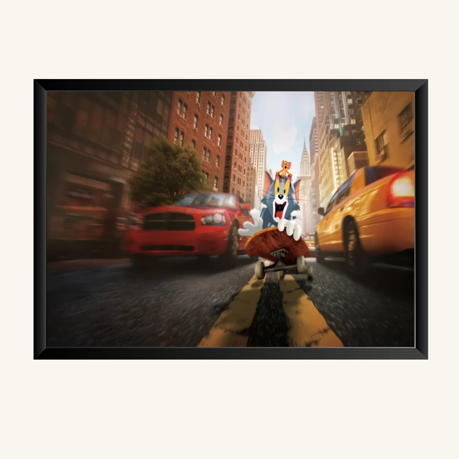 NOKKES Tom And Jerry Photo Frame Wall Poster 8X12 In Printed Poster Photo Paper 300Gsm Photo Frame For Wall Decoration _51