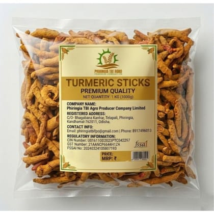 TURMERIC STICKS - 1 kg - One pack of turmeric sticks