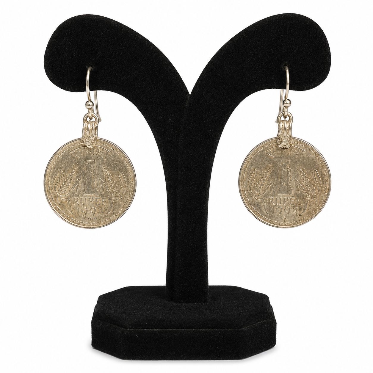 Tribes India Earring Coin Pair
