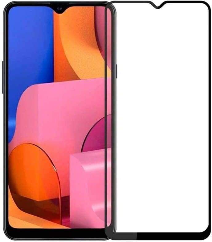 PLUGTECH Advanced Tempered Glass With Anti-Explosion 9H Hardness Edge-To-Edge Coverage Screen Guard for SAMSUNG A20S