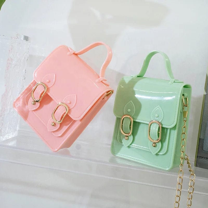Top Sale Designer Kids Jelly Hand Bags Handbags Little Girls Women Handbags Ladies Mini Crossbody Purses