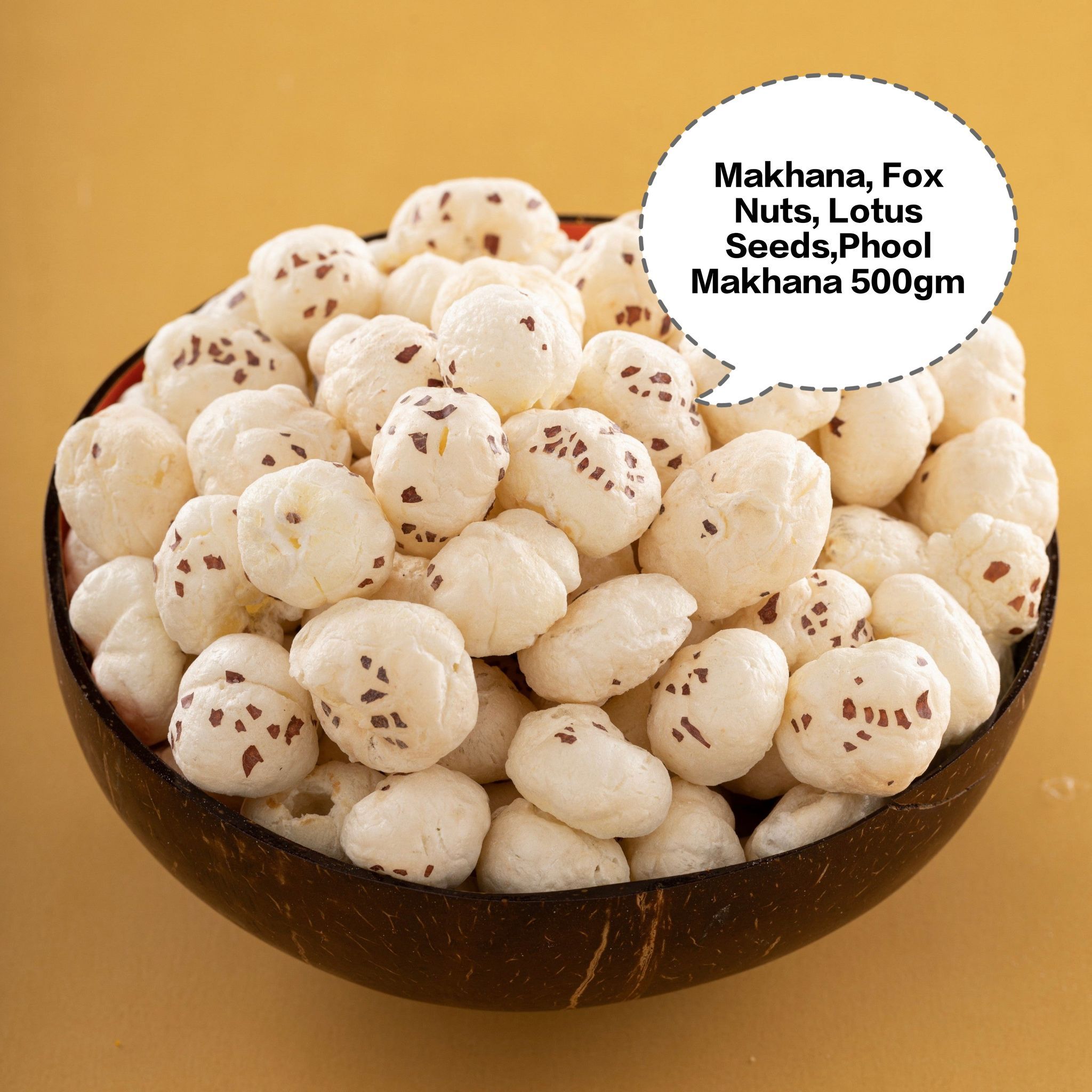 Makhana, Fox Nuts, Lotus Seeds, Phool Makhana, Gorgon Nut 500gm