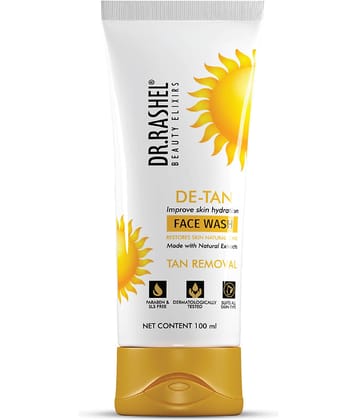DR.RASHEL De-Tan Face Wash Cleanses and Refreshes for all types of skin (100 ml , Pack of 1)
