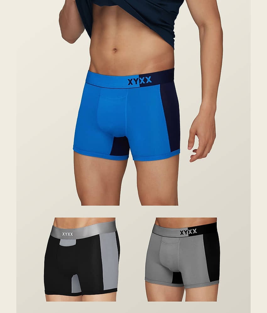XYXX Pack of 3 Modal Men's Trunks ( Multicolor )