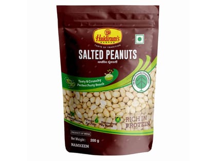 Haldiram's Salted Peanuts Namkeen - 200 gm