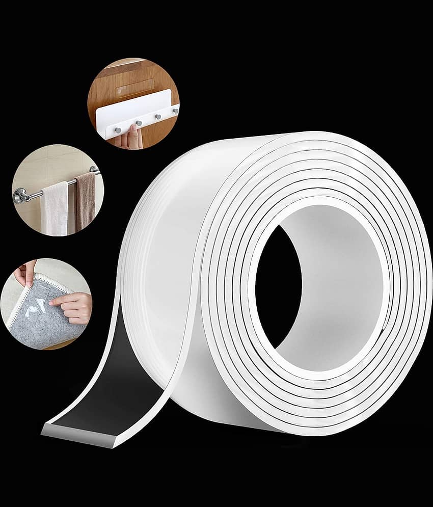 LDL(Nano Double Sided Tape Heavy Duty - Multipurpose Removable Traceless Mounting Adhesive Tape for Walls，Washable Reusable Strong Sticky Strips Gel Grip Tape)