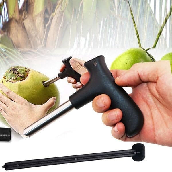 DHRUVINSRI Coconut Opener Tool/Driller with Comfortable Grip