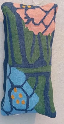 Handmade Kushan Style Colorful Cushion Pillow Set Of 1