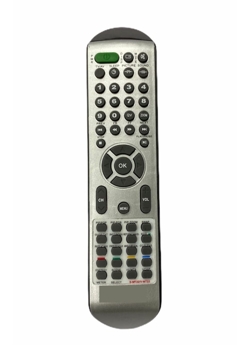 LCD-LED Remote No. Hmt22, Compatible with Hyundai LCD-LED Remote Control-Old Remote Functions Must Be Exactly Same (Color Multicolor)