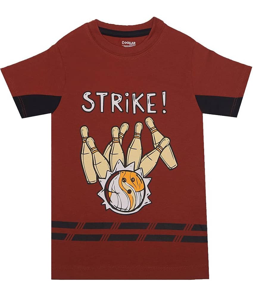 Dollar Champion Kidswear Pack of 1 Boys Cotton T-Shirt ( Multicolor )