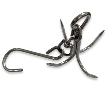 NAAYAGI - STAINLESS STEEL - MUTTON HOOK, CHICKEN HOOK, BUTCHERS HOOK, HOOK TO HOLD CHICKEN, MUTTON, HOOKS FOR MUTTON SHOPS, HOOKS FOR BUTCHERS SHOP, MULTI USE HOOK