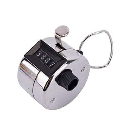 DHRUVINSRI 4-Digit Handheld Tally Counter Clicker – Portable, Easy-to-Use Number Counter for Accurate Tracking in Events, Sports, Inventory, and More DHRUVINSRI 4-Digit Handheld Tally Counter Clicker – Portable, Easy-to-Use Number Counter for Accurate Tracking in Events, Sports, Inventory, and More