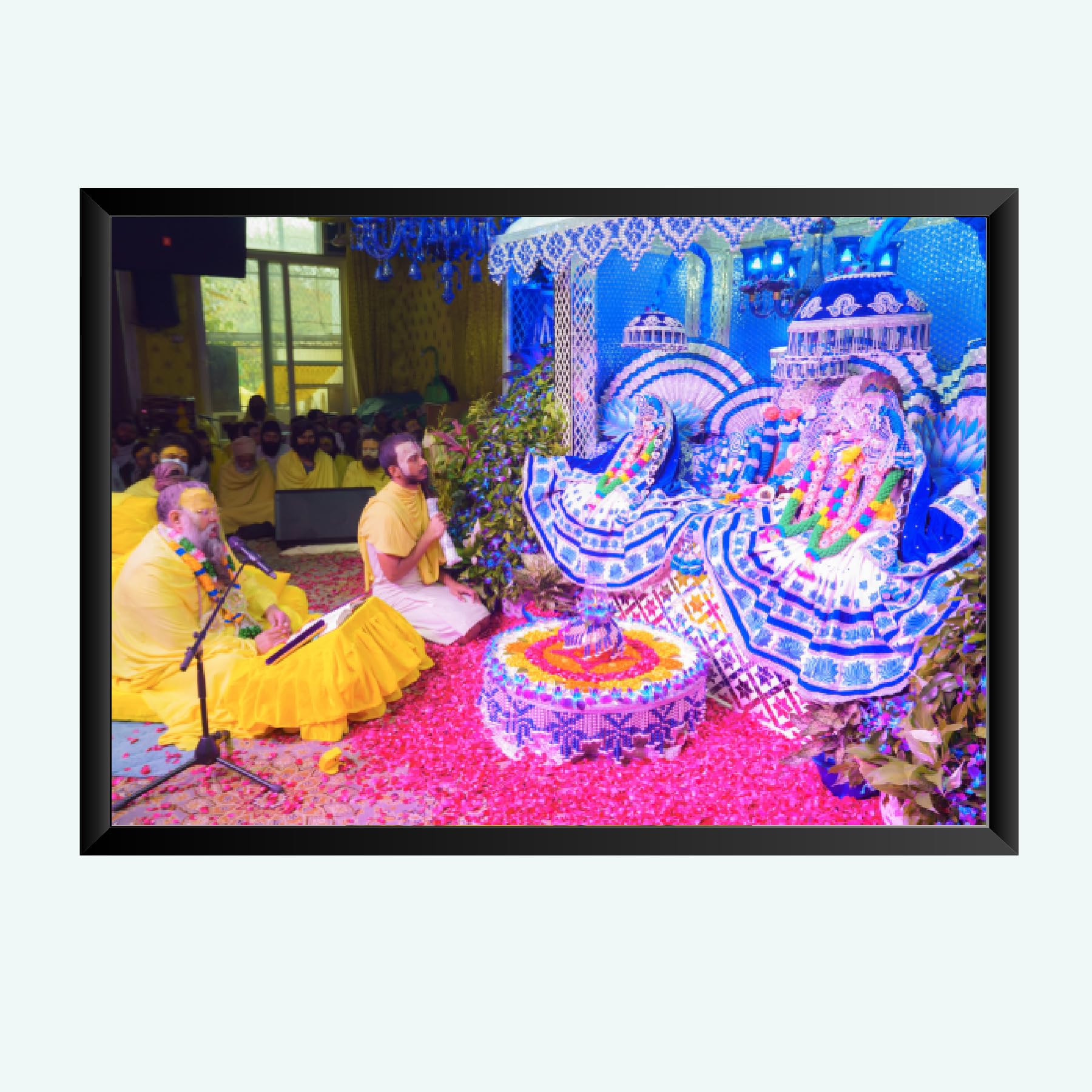 NOKKES Premanand Ji Maharaj Vrindavan Religious Photo frame 5X7 Inch Photo Frame_WEW32