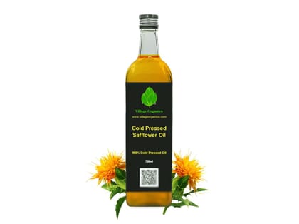 Cold Pressed Safflower Oil - 750 Millilitre Cold Pressed Safflower Oil - 750 Millilitre