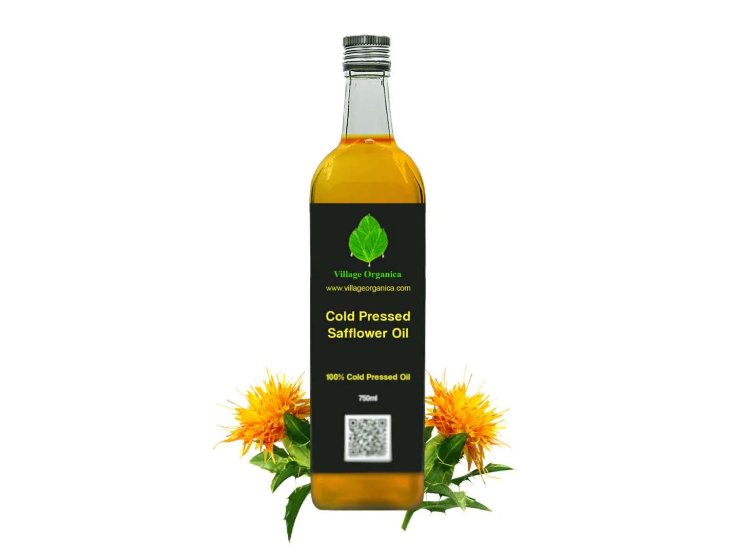 Cold Pressed Safflower Oil  - 750 Millilitre