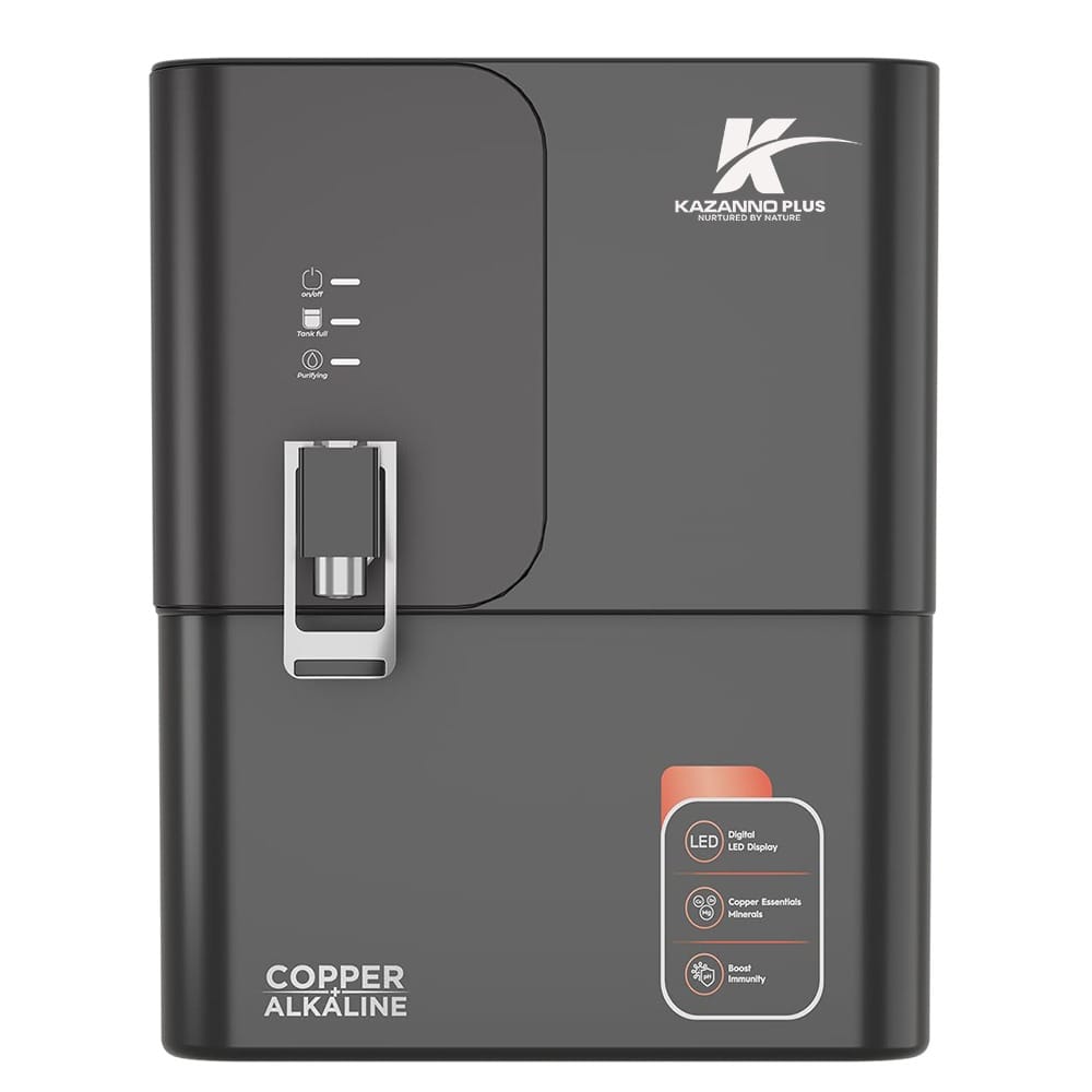 Kazanno Plus Alkaline Water Purifier | BLACK  10 Litres