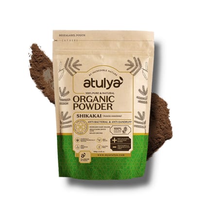 Atulya Shikakai Organic Powder - 100 % Pure & Natural - 100gm Atulya Shikakai Organic Powder - 100 % Pure & Natural - 100gm