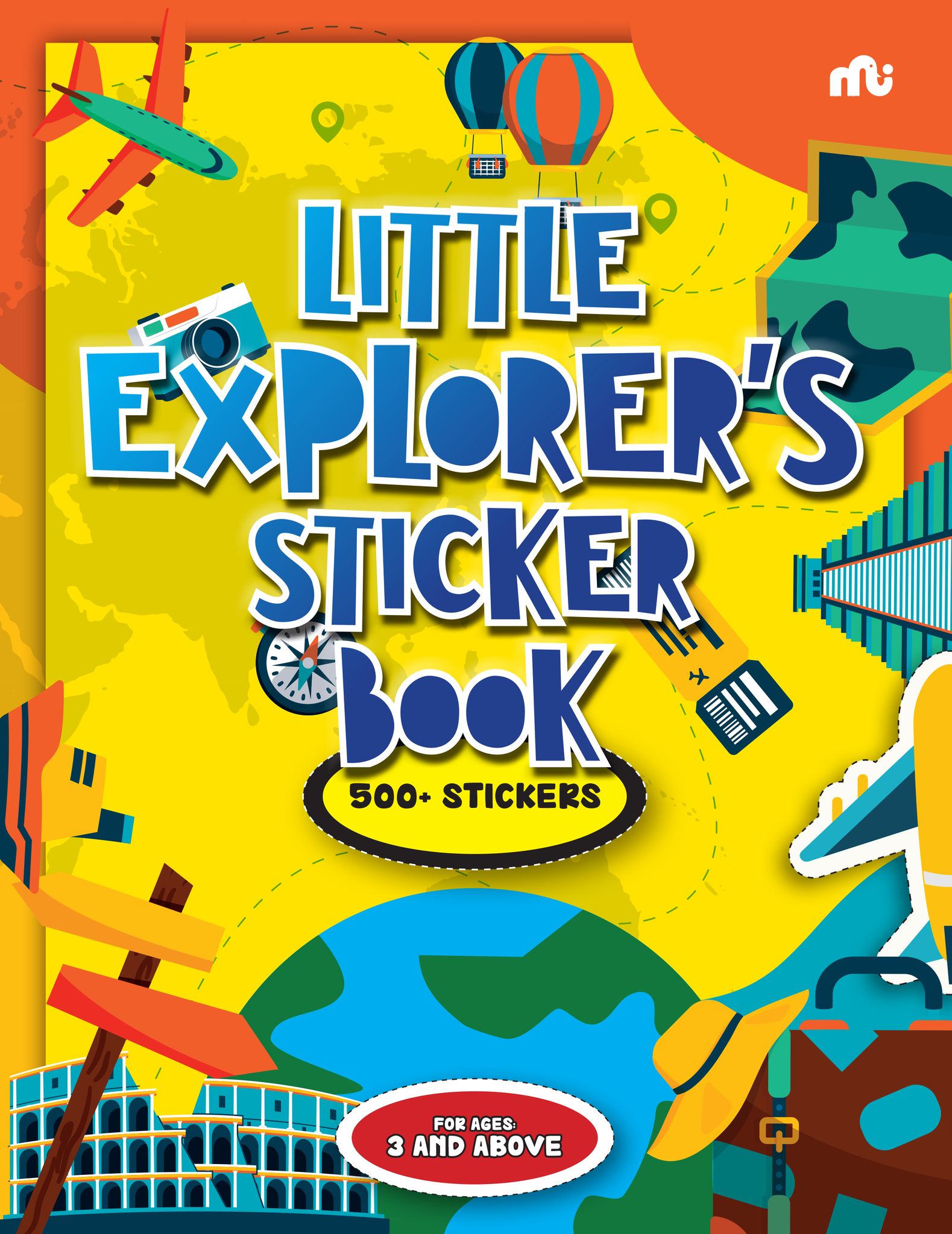 Little Explorer's Sticker Book 500+ Stickers