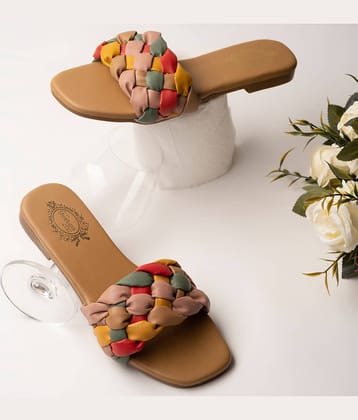 Stylestry Tan Women's Flats