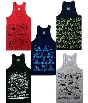 HAP Pack of 5 Boys 100% Cotton ( Multi Color )