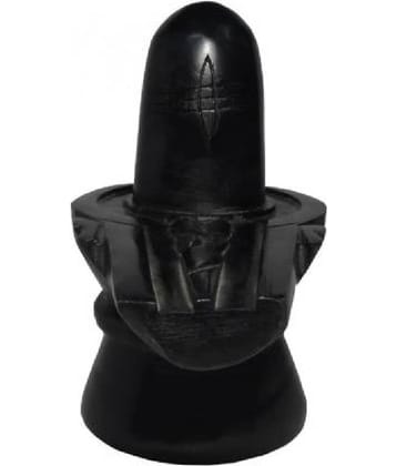 डीवीआर क्लिक - संगमरमर का शिवलिंग 10 सेमी की मूर्ति