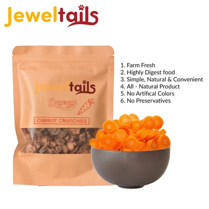 Jeweltails Dehydrated Carrot Crunchies