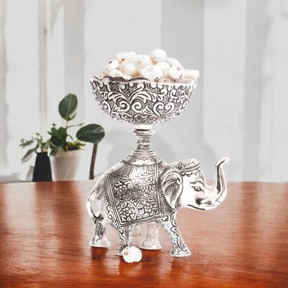 German Silver Elephant Bowl