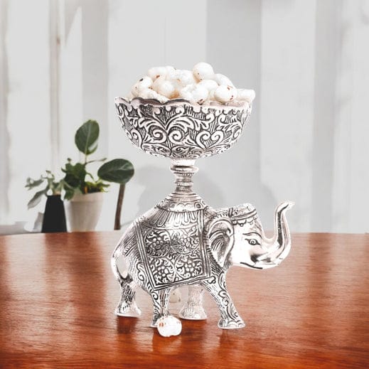 German Silver Elephant Bowl