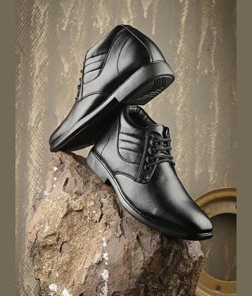 Bucik Black Men's Formal Boots