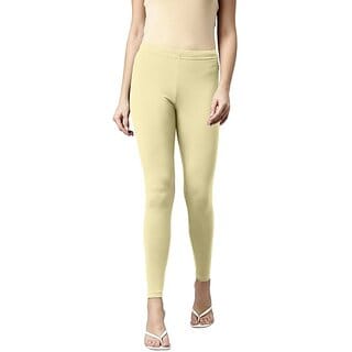SHE PURE LUXURY WEAR Ankle Length  Ethnic Wear Legging  (Beige, Solid)
