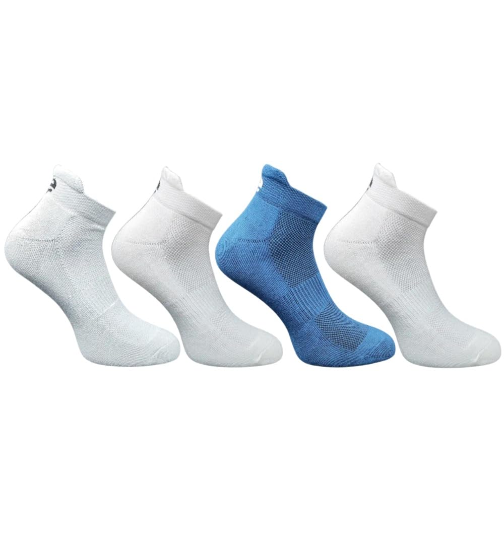 4_Pair Set Unisex Casual Cotton Printed Ankle Length Socks (Multicolor)-PID63495