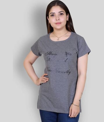 Ogarti Women's Cotton Regular Top ( Light Grey )