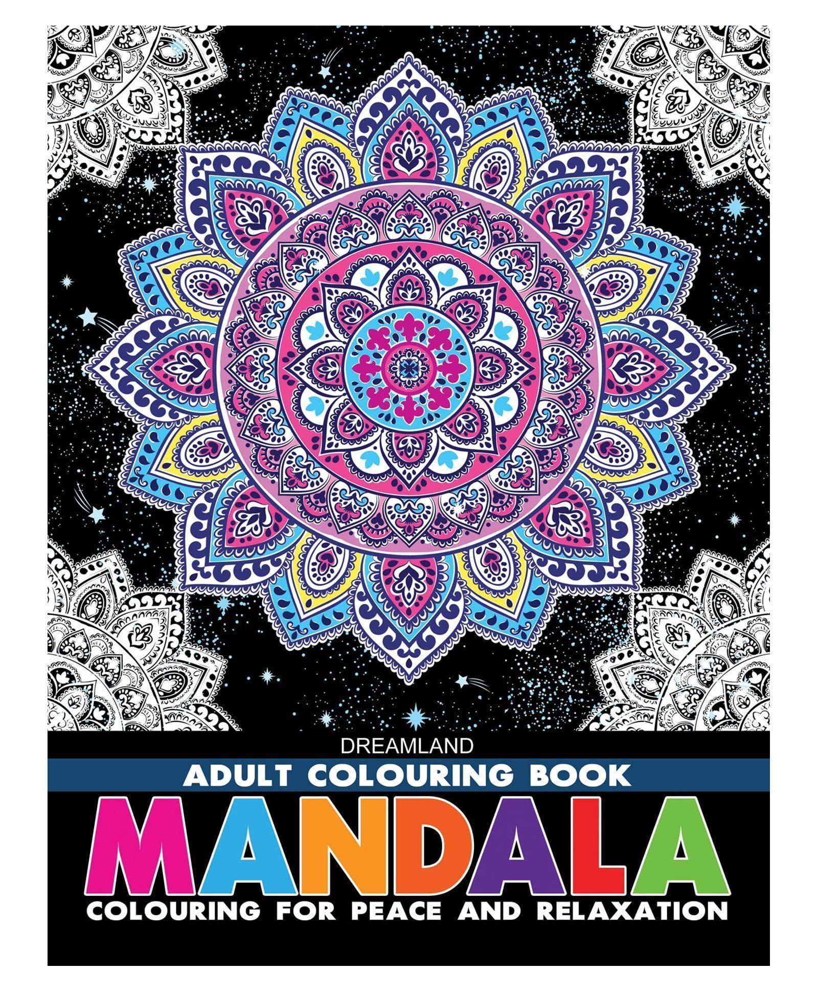 Mandala- Colouring Book For Adults [Paperback] Dreamland Publications [Paperback] Dreamland Publications