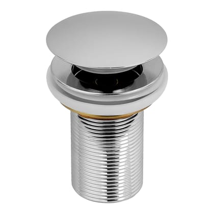 Orvos Pop-Up Style Waste Coupling, Pure Brass, Chrome Color, 3 Inches, for Sinks and Wash Basins Orvos Pop-Up Style Waste Coupling, Pure Brass, Chrome Color, 3 Inches, for Sinks and Wash Basins