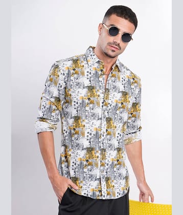 Bene Kleed 100% Cotton Slim Fit Printed Full Sleeves Men's Casual Shirt - Multicolor ( Pack of 1 )