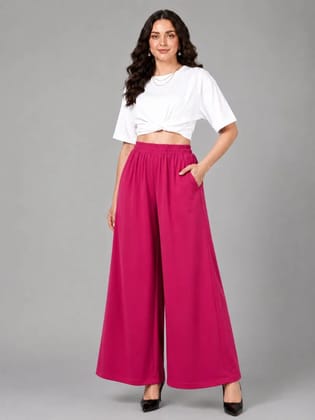 UneR Women's Palazzo Pants | Soft & Comfortable