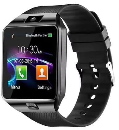 Exelent DZ09 Smartwatch with Camera, Touch Screen, Sim Card & SD Card Support, Sim Wali Smart Watch