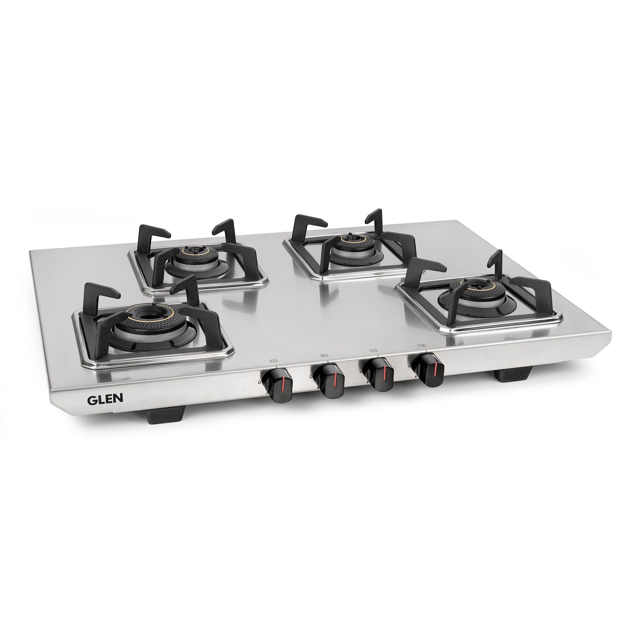4 Burner Ultra Tuff Stainless Steel Gas Stove with High Efficiency Forged Brass Burners - Manual/Auto Ignition (CT1054UTDTSS)