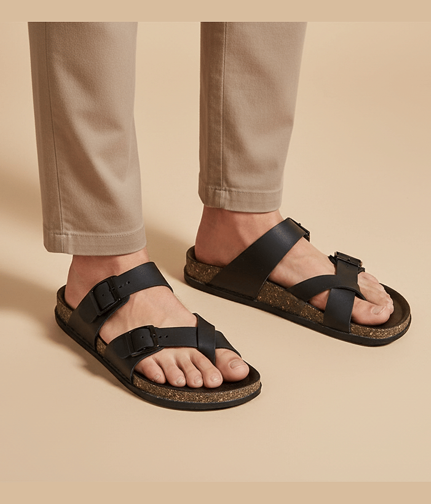 Akiko - Brown Men's Korean Sandals