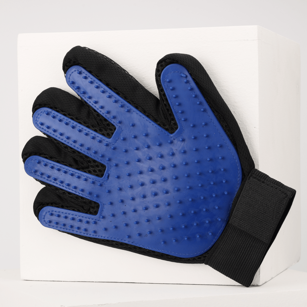 Skatrs Mess Free Deshedding Grooming Gloves for Dogs and Cats (Blue) Skatrs Mess Free Deshedding Grooming Gloves for Dogs and Cats (Blue) - Pack of 1