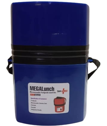 YESKART - Plastic Lunch Box 3 Container ( Pack of 1 )