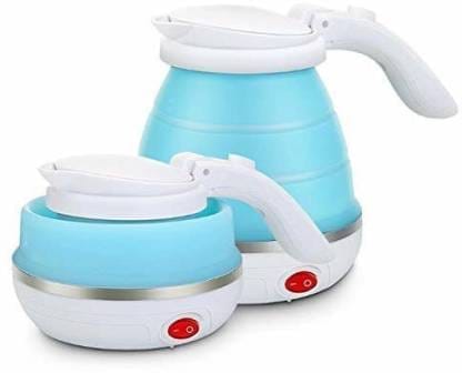 Food Grade Electric Kettle Portable Silicone Collapsible Kettle 110-220V 650ML for Most Travel and Home & Office Use Electric Kettle (0.6 L, Blue) Food Grade Electric Kettle Portable Silicone Collapsible Kettle 110-220V 650ML for Most Travel and Home & Office Use Electric Kettle (0.6 L, Blue)